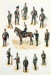 Uniformes de la Brigada de Fusileros